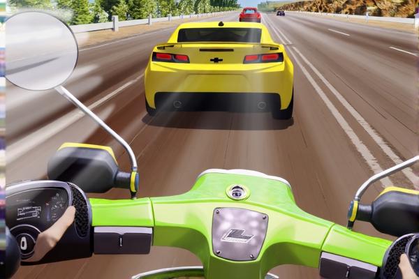 摩托车高速模拟驾驶