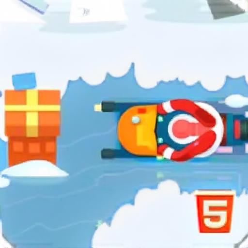 圣诞爷爷滑雪橇