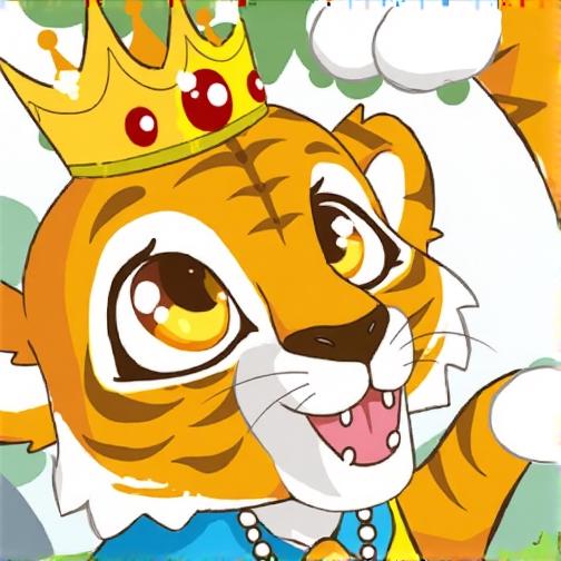 可爱的老虎母子