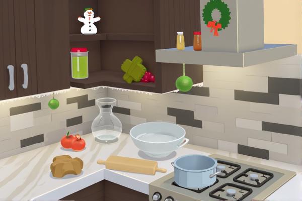 艾玛制作土豆沙拉