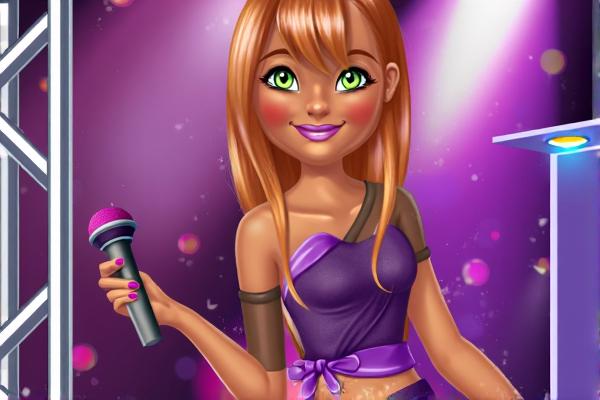 流行歌手的装扮