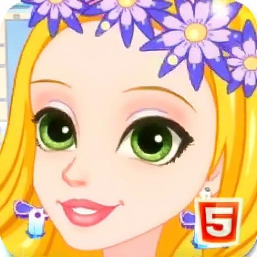 喜爱紫服饰的女孩