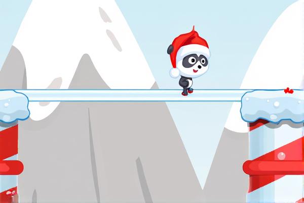 熊猫过冰桥