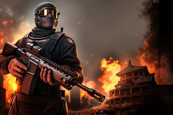 现代战争防御战