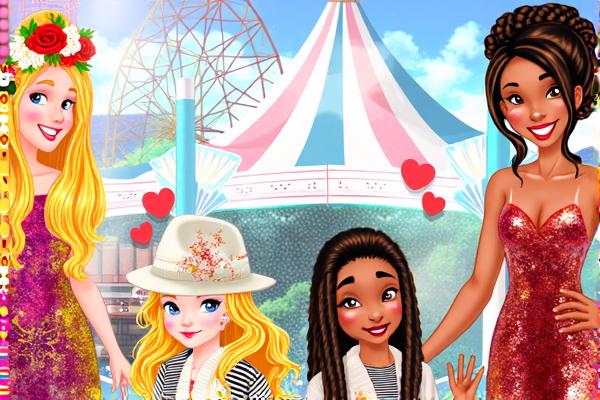 漂亮时尚母女装扮