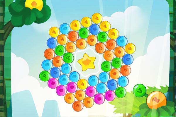 五彩旋转泡泡龙