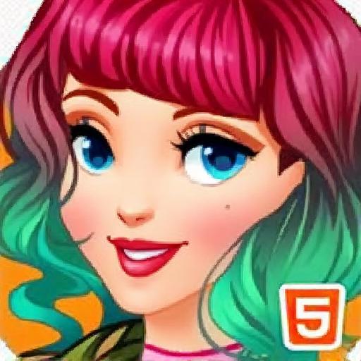 时尚女孩的旅行