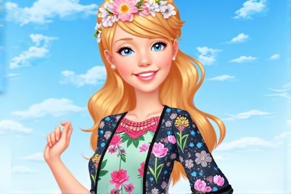 夏日时尚的爱丽