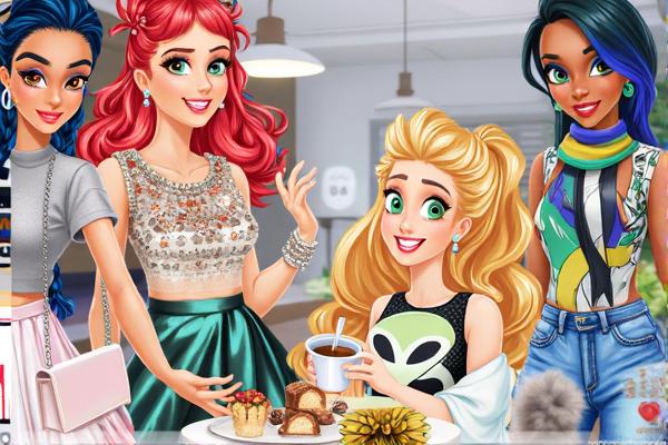 吃早餐的精致女孩