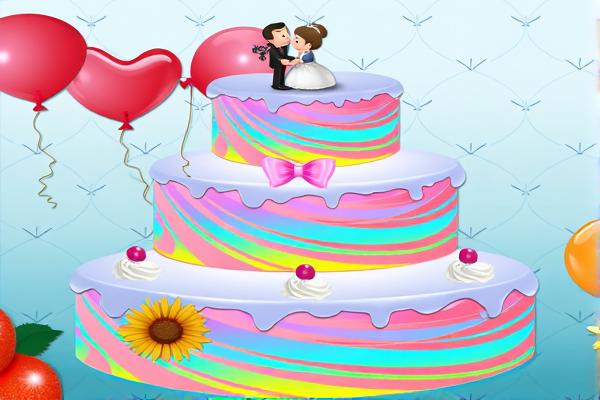 美妙的婚礼蛋糕