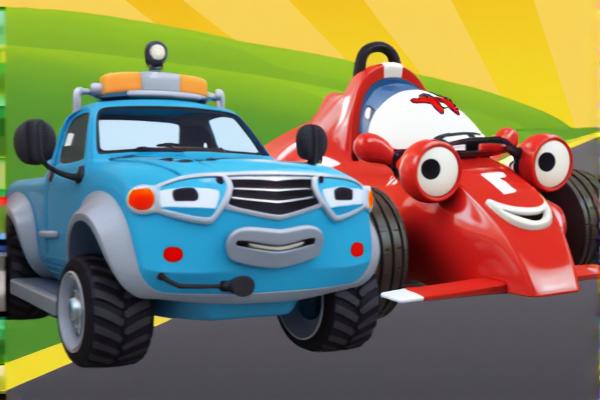 卡通赛车找不同