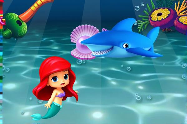 美人鱼海底找星星