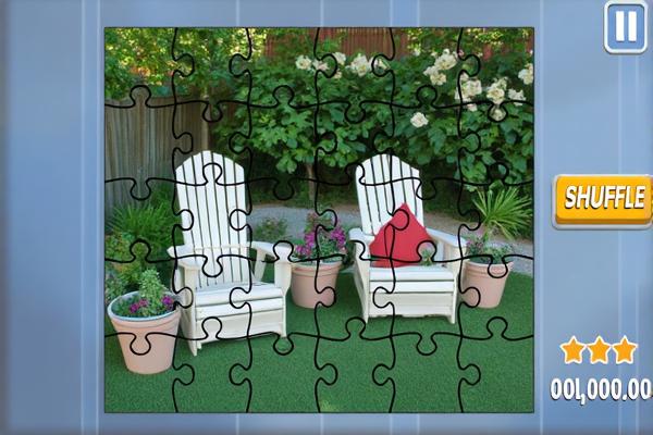 美丽的后院拼图