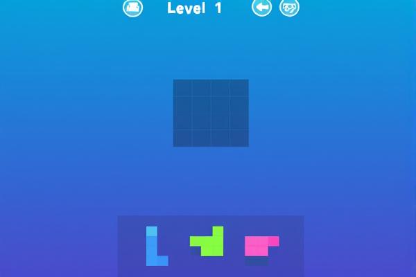 彩色方块拼图
