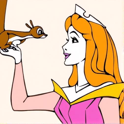 美丽公主绘画书