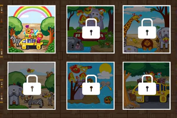 趣味动物园拼图