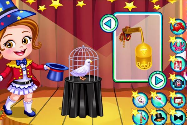 小宝贝当魔术师