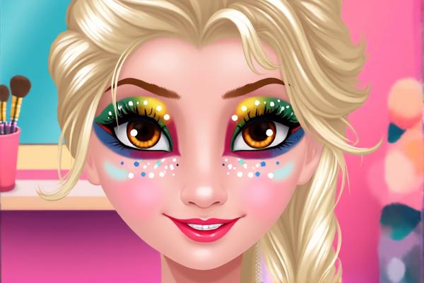 公主的彩虹眼妆