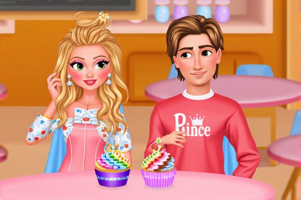 甜蜜的高校情侣