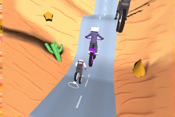 自行车山丘大赛