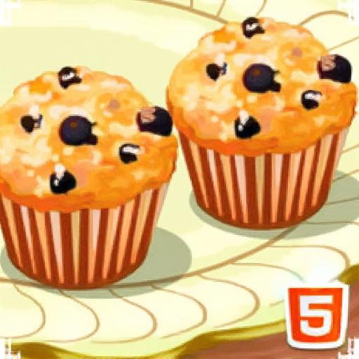 制作甜甜蓝莓松饼