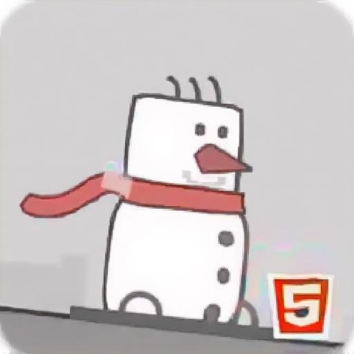 雪人爱滑雪