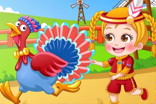 小宝贝过感恩节