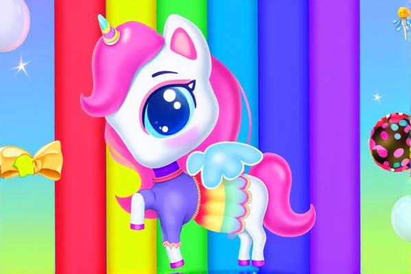 独角兽彩虹蛋糕