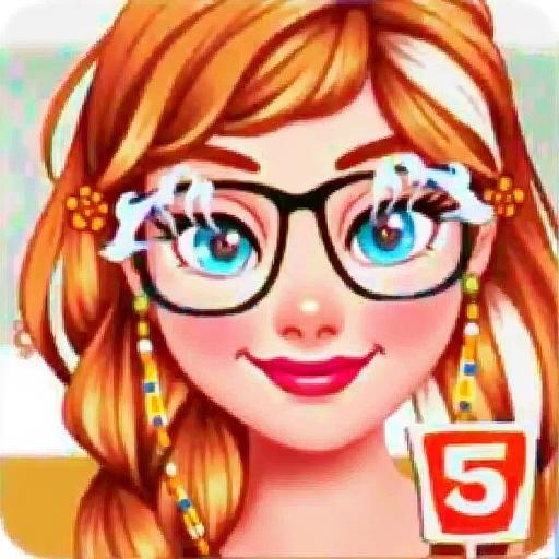 校花的时尚眼镜