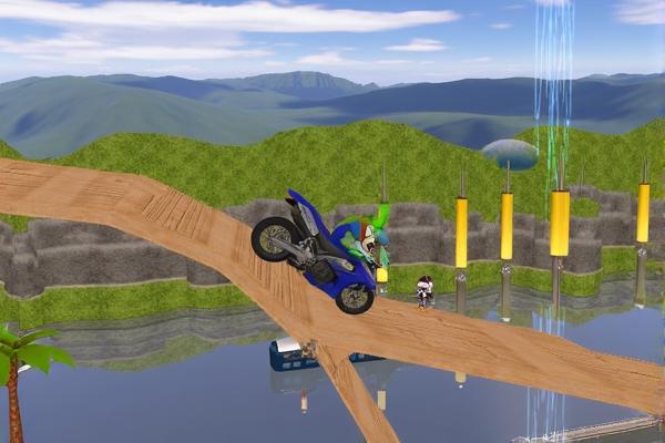 真实摩托炫技赛