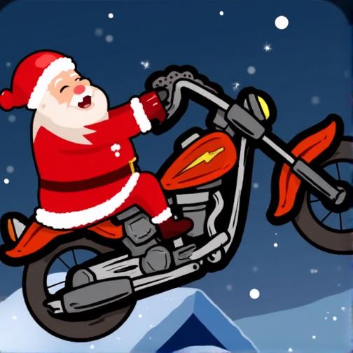 圣诞摩托车
