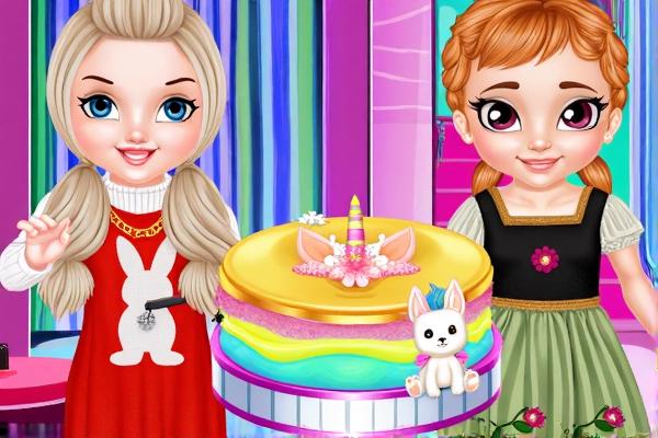 制作独角兽蛋糕