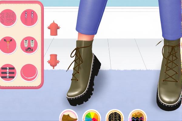 制作时尚马丁靴