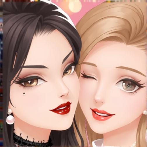 女孩的时尚主题照