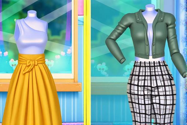 可爱少女的装扮