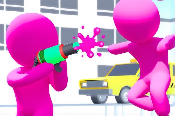 橡皮人彩弹射击