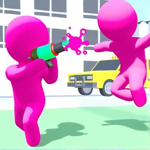 橡皮人彩弹射击