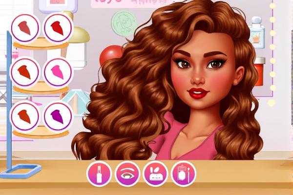 爱笑的时尚女孩