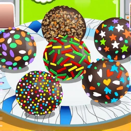 黑松露巧克力球