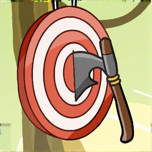 原始人石斧打靶