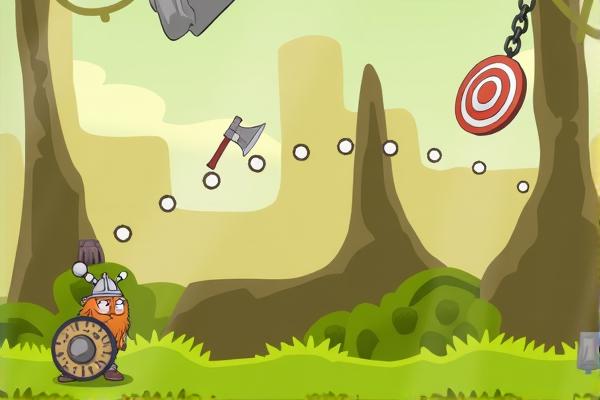 原始人石斧打靶