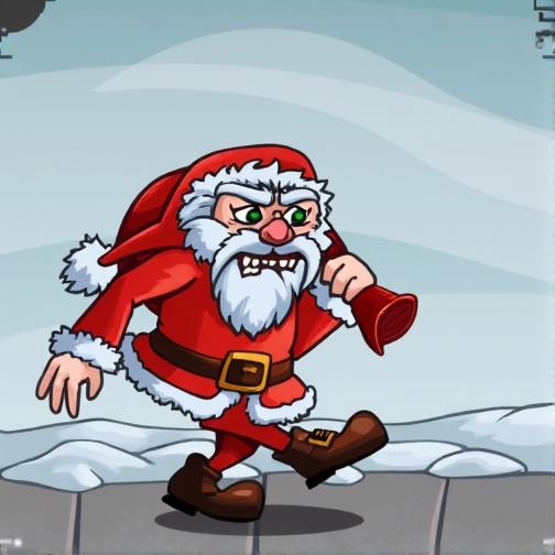 圣诞老人往前冲