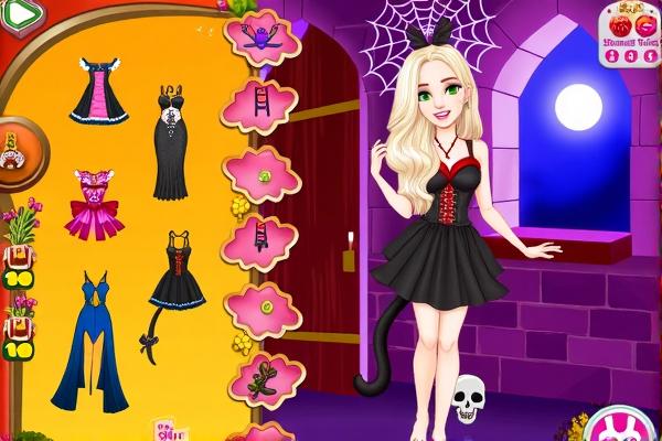 公主的万圣节时尚