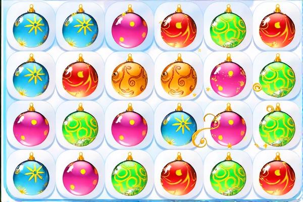 圣诞球连连消