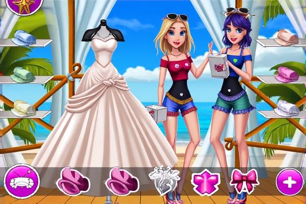 夏季时尚婚纱店