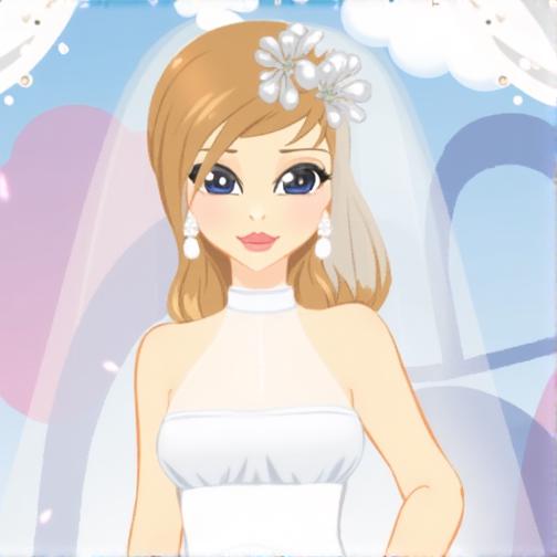 莎拉的婚纱装扮