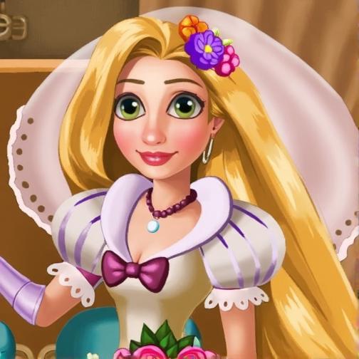 长发公主的结婚装饰