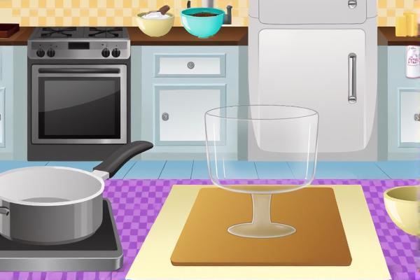 制作巧克力蛋糕