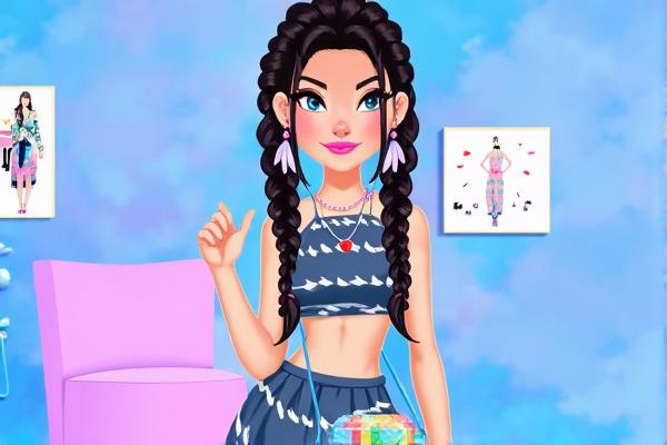 现代潮流的时尚装