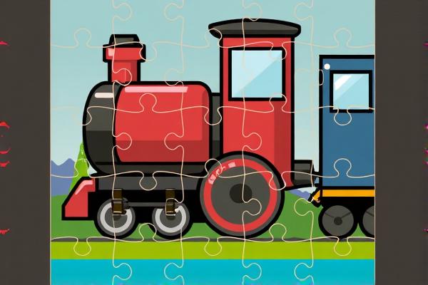 小火车拼图